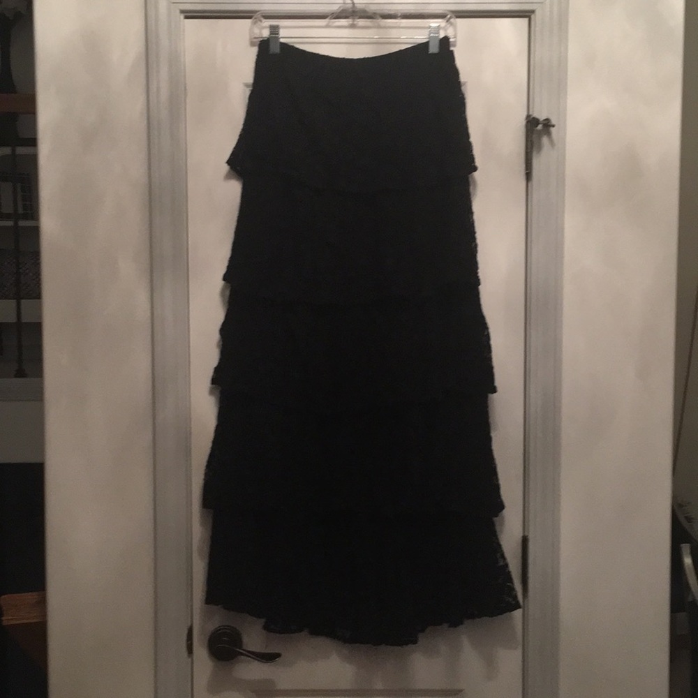Black lace  skirt